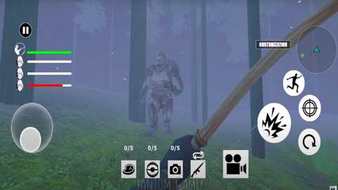 大脚怪狩猎森林怪物