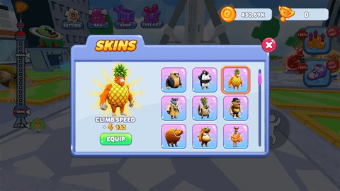 攀登与跳跃高塔挑战