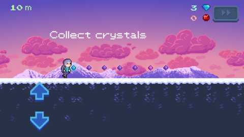 无尽的像素跑酷