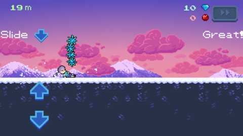 无尽的像素跑酷